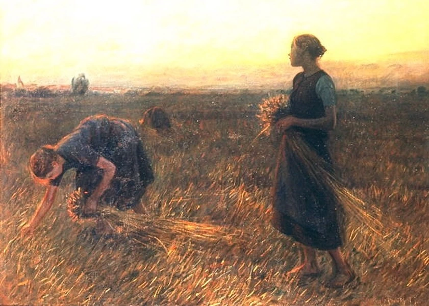 Leopold von Kalckreuth - Spigolatrici (1888), Wallraf, Richartz, Museum e Fondation Corboud, Colonia